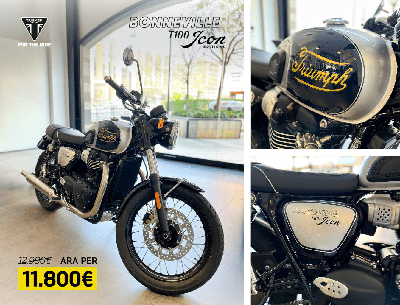 TRIUMPH BONNEVILLE T100 ICON EDITION